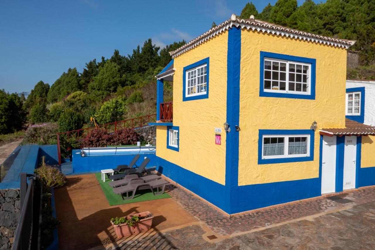 Casa Alba, Casa Rural Con Piscina-Spa Climatizada Hasta 34º Gratuito Y Vistas Al Mar Puntallana Kültér fotó