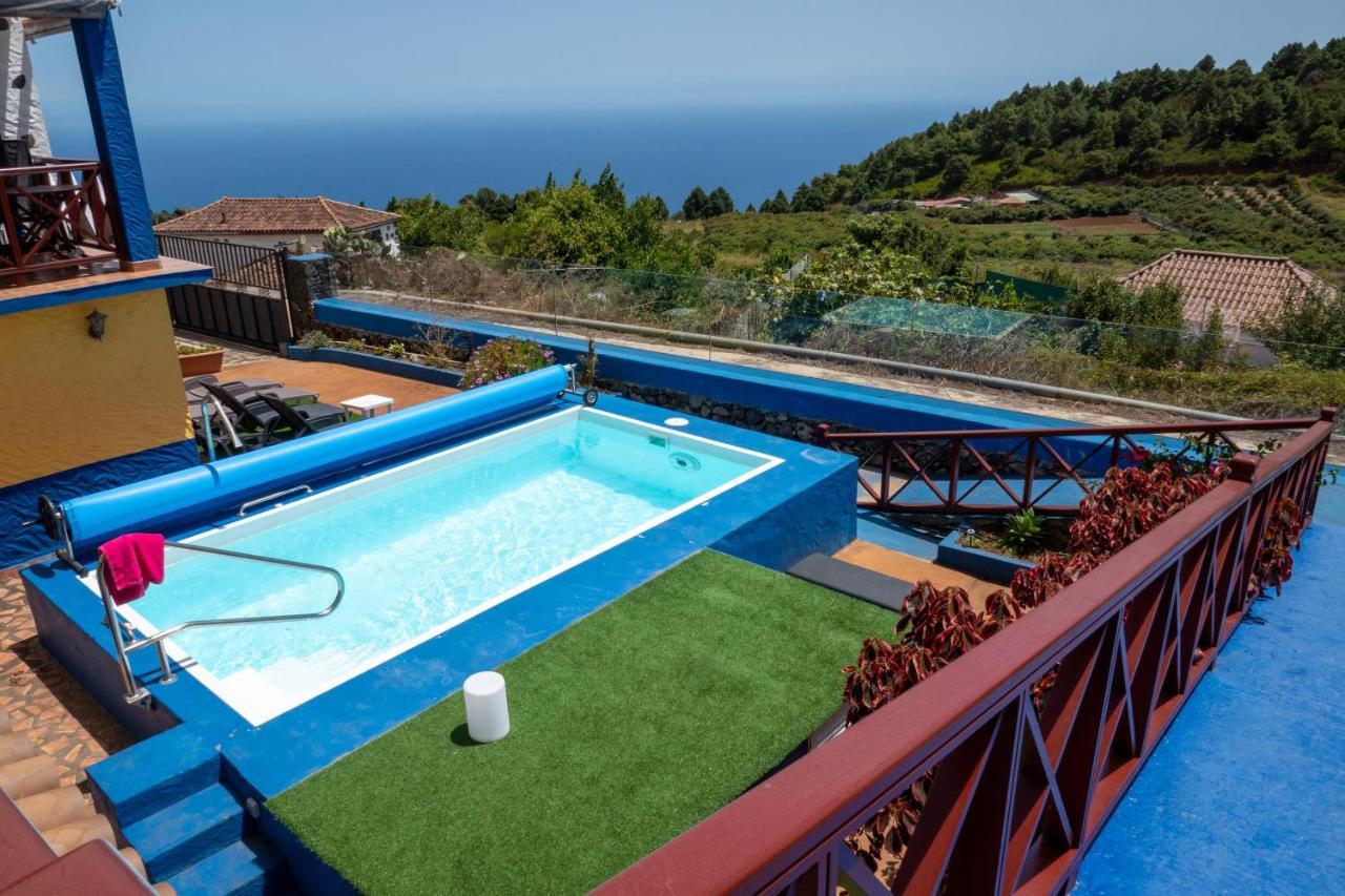 Casa Alba, Casa Rural Con Piscina-Spa Climatizada Hasta 34º Gratuito Y Vistas Al Mar Puntallana Kültér fotó