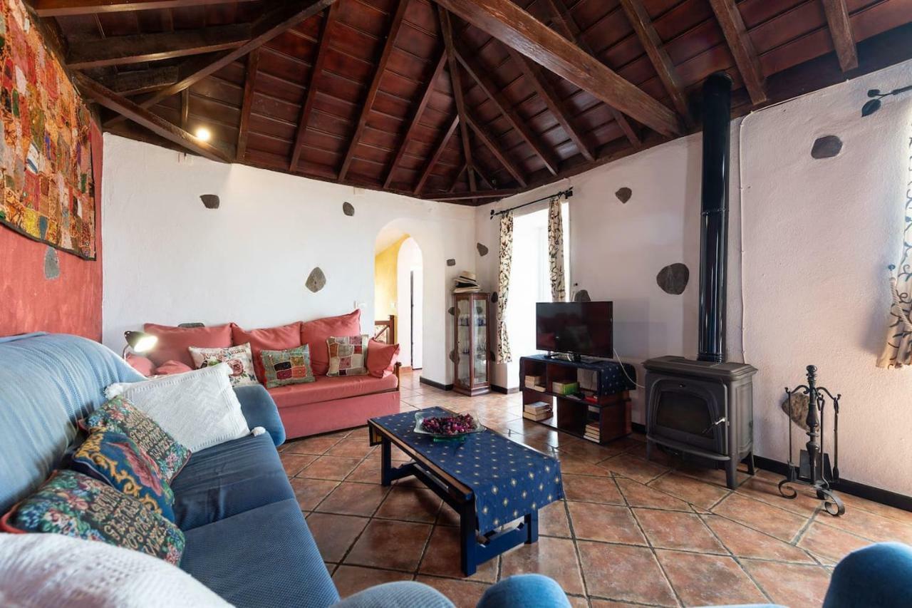 Casa Alba, Casa Rural Con Piscina-Spa Climatizada Hasta 34º Gratuito Y Vistas Al Mar Puntallana Kültér fotó